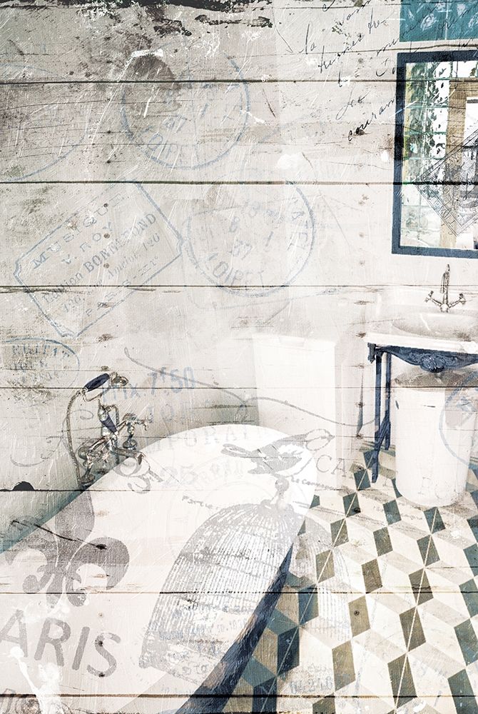 Wall Art Painting id:200744, Name: Bath In Paris Mate, Artist: Villa, Milli