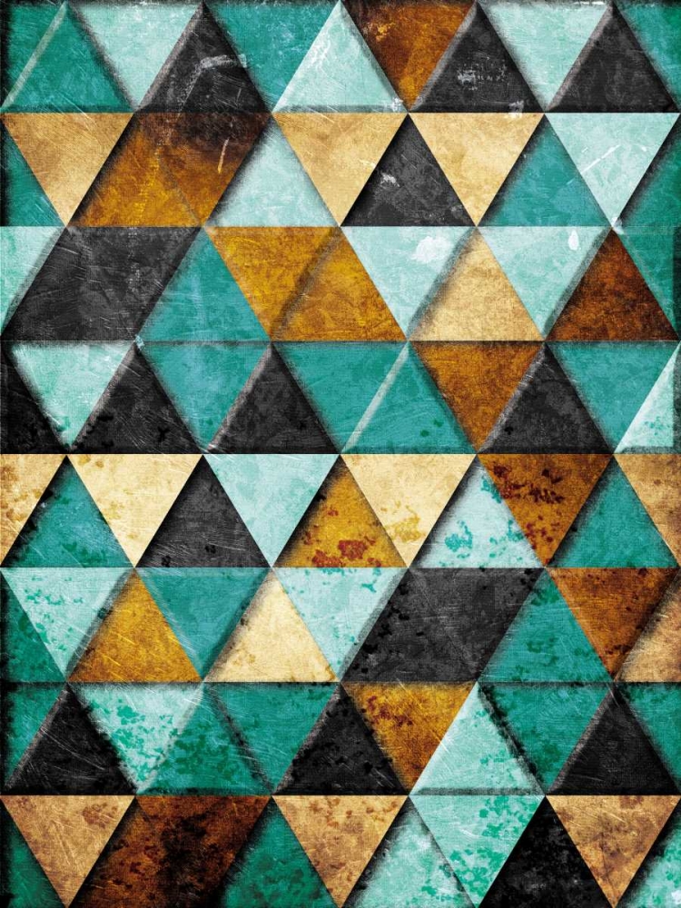 Wall Art Painting id:184342, Name: Rocky Teal Mountains, Artist: Villa, Milli