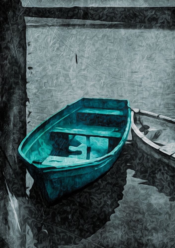 Wall Art Painting id:192161, Name: Boat In The Grey, Artist: Villa, Milli