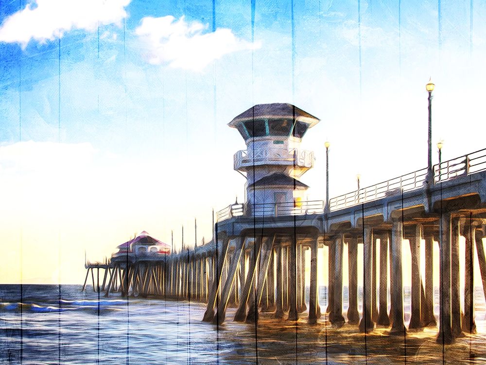 Wall art: Huntington Pier, by Villa, Milli