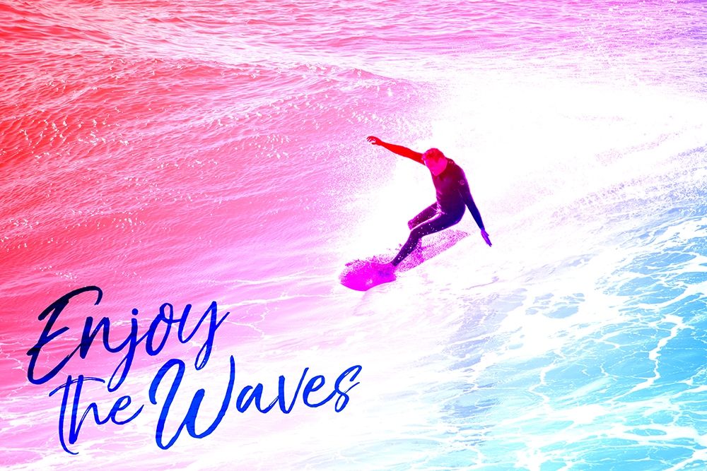 Art Print: Enjoy the Waves