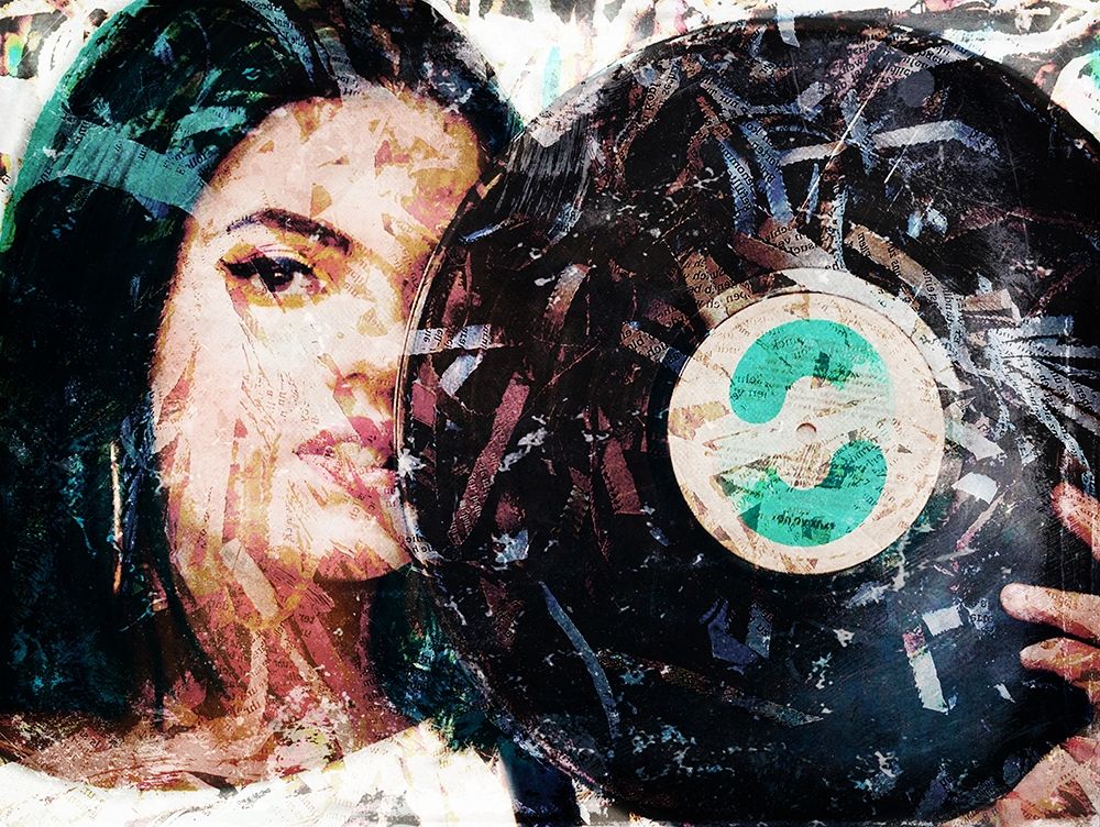 Art Print: Record Scraps