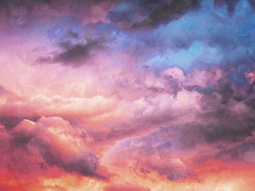 Art Print: Colorful Cloud