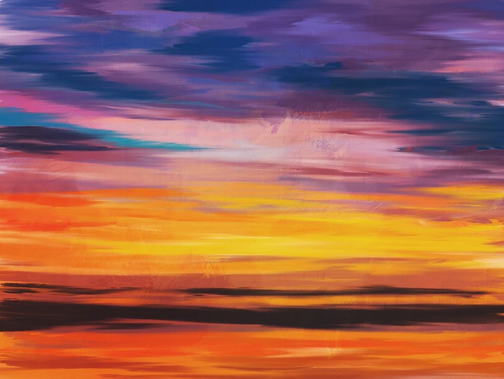 Wall Art Painting id:366939, Name: Sunset In Motion, Artist: Villa, Milli