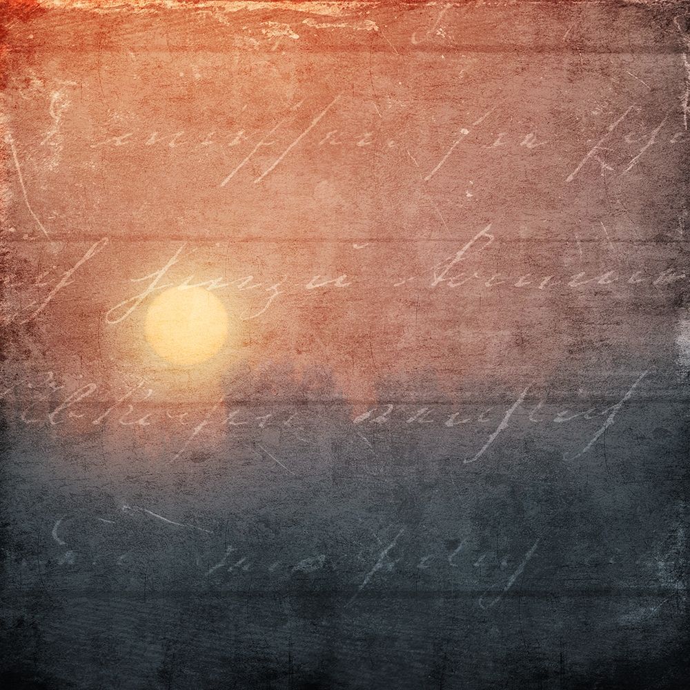 Art Print: Wooden Sunset