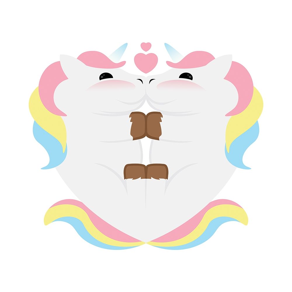 Art Print: Unicorn Hug