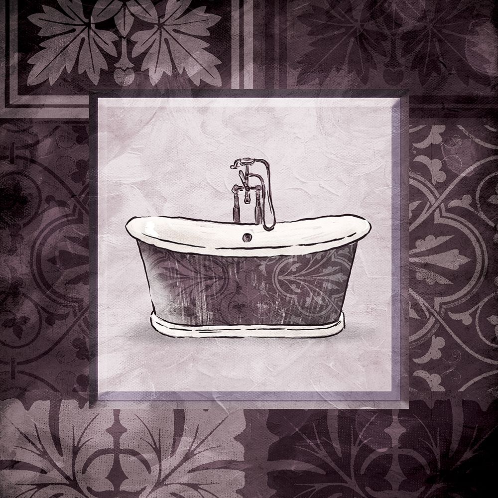 Wall Art Painting id:241865, Name: Purple Bath, Artist: Villa, Milli