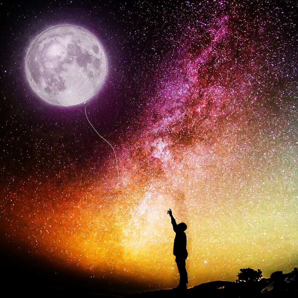 Art Print: Moon Balloon