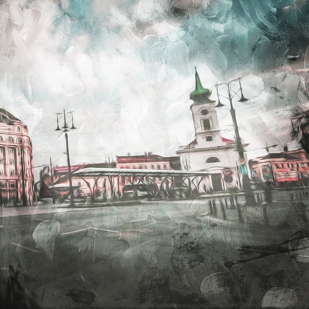 Art Print: Budapest Streets Mate