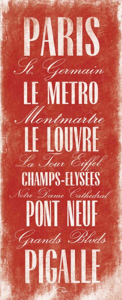 Wall Art Painting id:32014, Name: Paris B2, Artist: OnRei