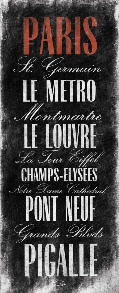 Wall Art Painting id:32015, Name: Paris B3, Artist: OnRei