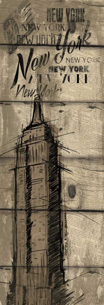 Wall Art Painting id:32055, Name: Wood New York, Artist: OnRei