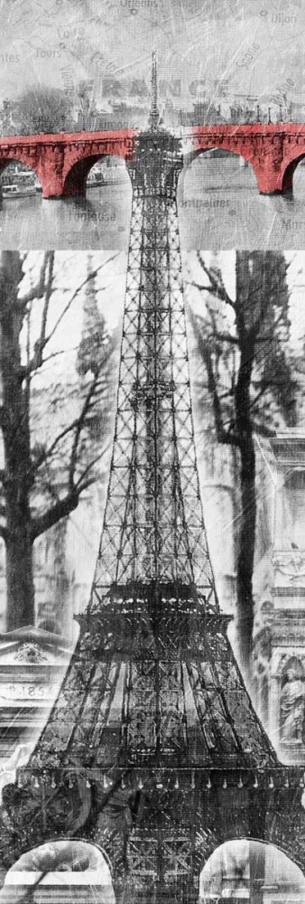 Wall Art Painting id:138940, Name: Paris Collage, Artist: OnRei