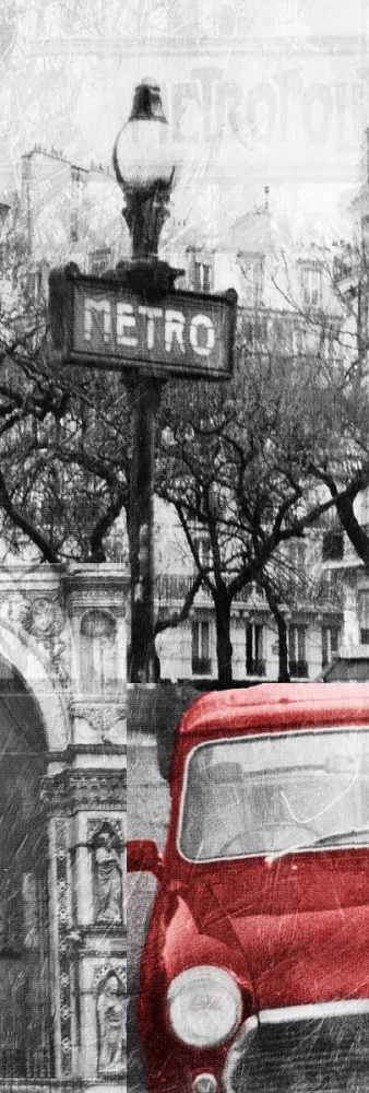 Wall Art Painting id:138941, Name: Paris Collage Mate, Artist: OnRei