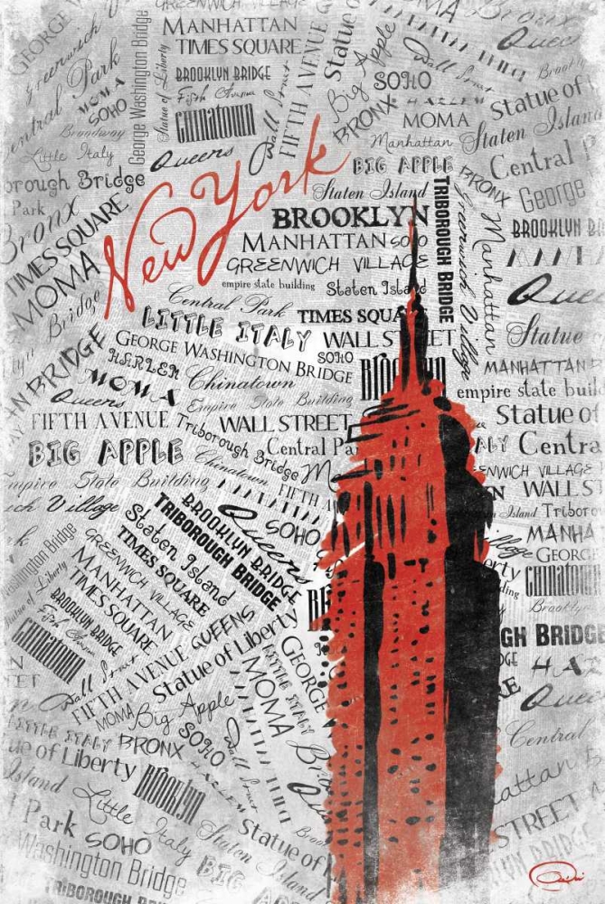 Wall art: Empire A, by OnRei