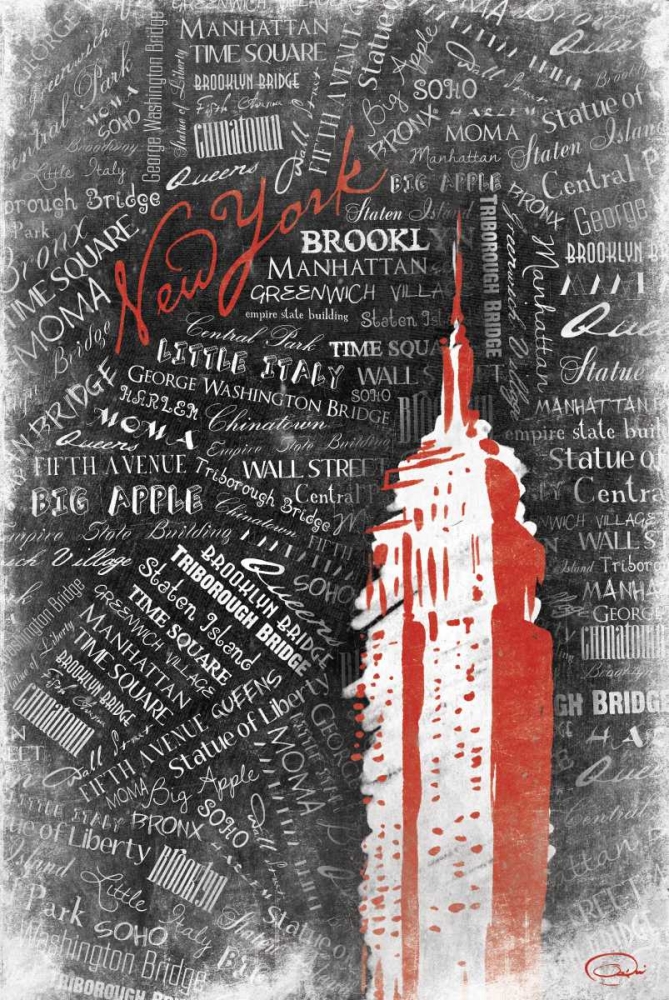 Wall art: Empire RED, by OnRei