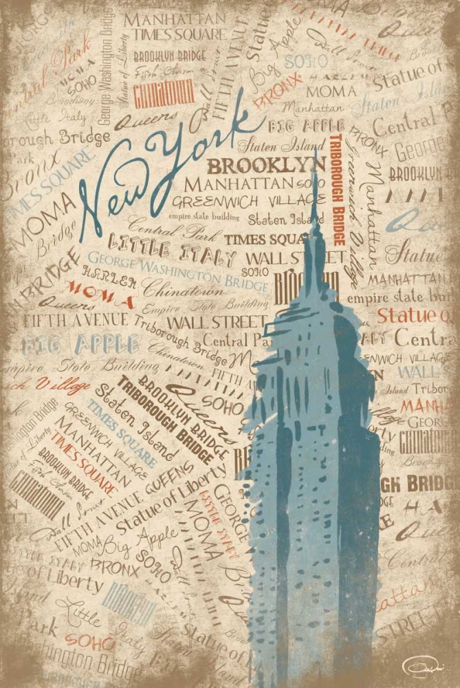 Wall Art Painting id:32078, Name: EMPIRE STATE, Artist: OnRei