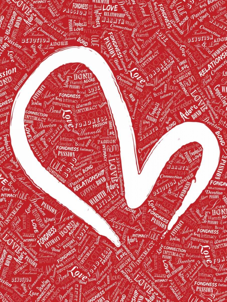 Wall Art Painting id:32084, Name: LOVE RED, Artist: OnRei