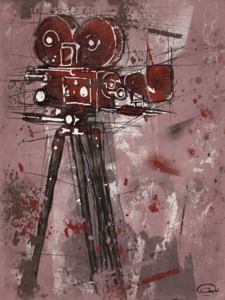 Wall Art Painting id:32109, Name: MOVIE RED, Artist: OnRei