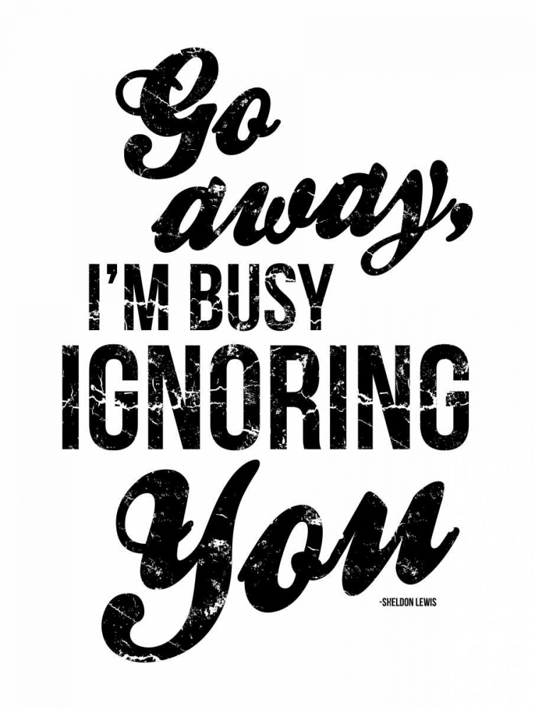 Wall art: Ignoring, by OnRei