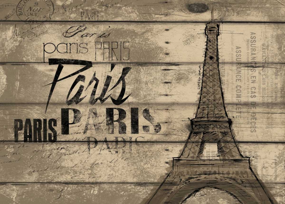 Wall Art Painting id:32123, Name: Natural Paris Clean Horizontal, Artist: OnRei