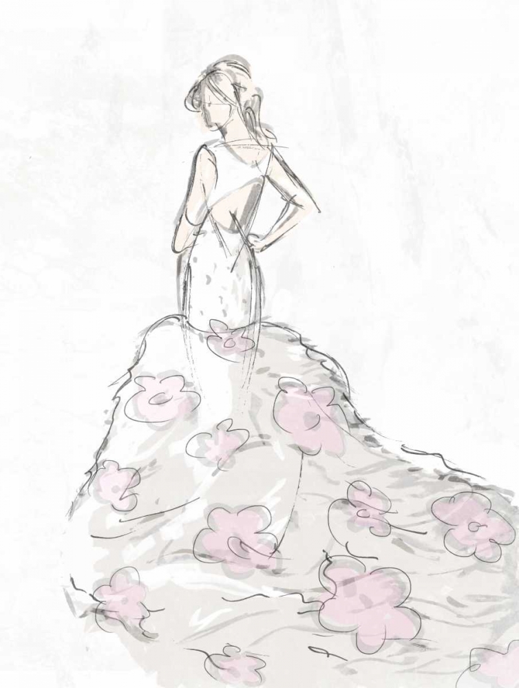Wall Art Painting id:32132, Name: Fashion Flower Dress, Artist: OnRei