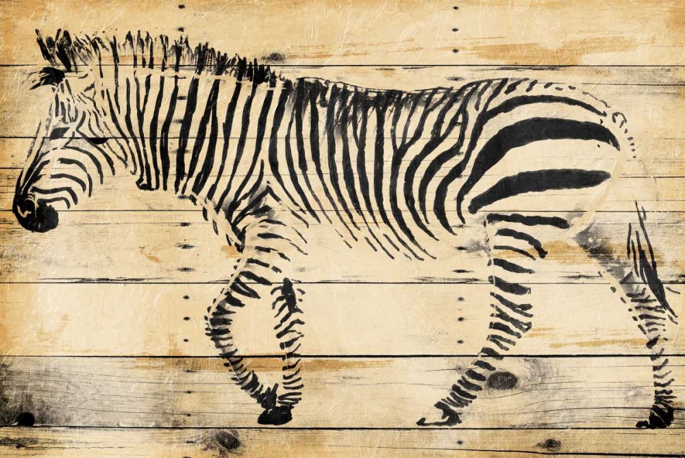 Art Print: Zebra Wood