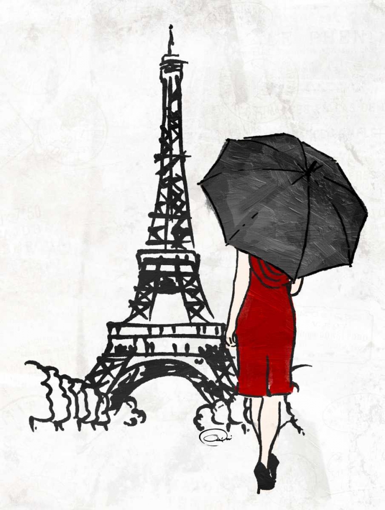 Wall Art Painting id:138961, Name: Inked Walk Away Mate Red, Artist: OnRei