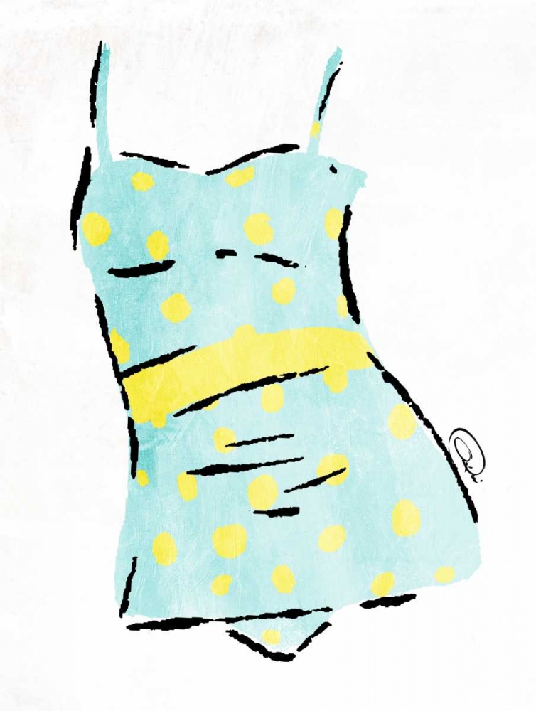 Wall Art Painting id:138967, Name: Vintage Swimsuit Pastel 2, Artist: OnRei