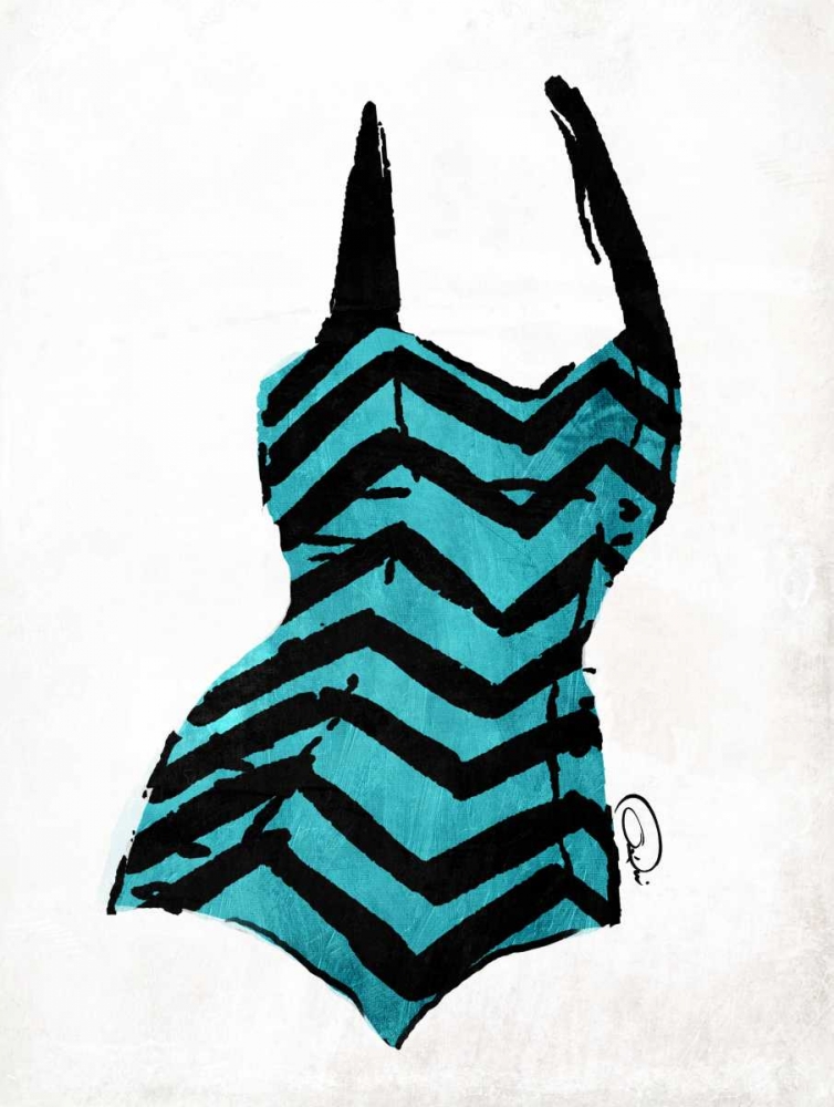 Wall Art Painting id:138970, Name: Vintage Swimsuit 4, Artist: OnRei