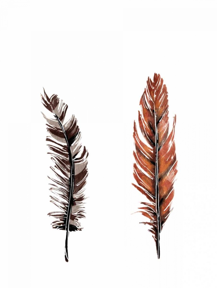 Wall Art Painting id:125922, Name: Traditional Sketched Feathers, Artist: OnRei