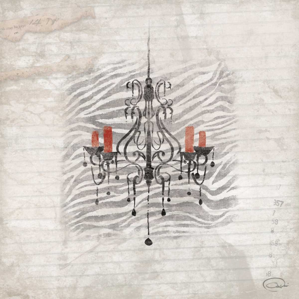 Wall art: Chandeliers A, by OnRei