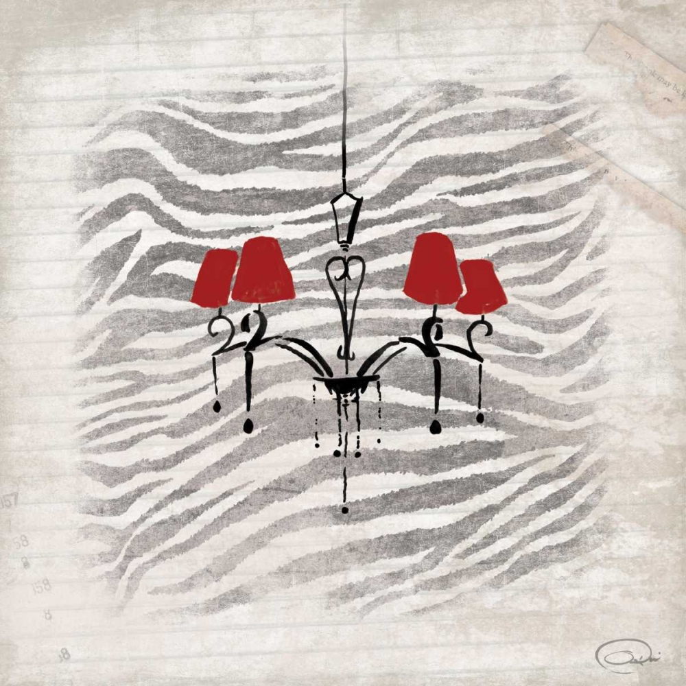 Wall art: Chandeliers D, by OnRei