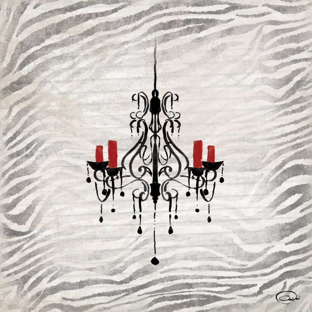 Wall art: Chandelier, by OnRei