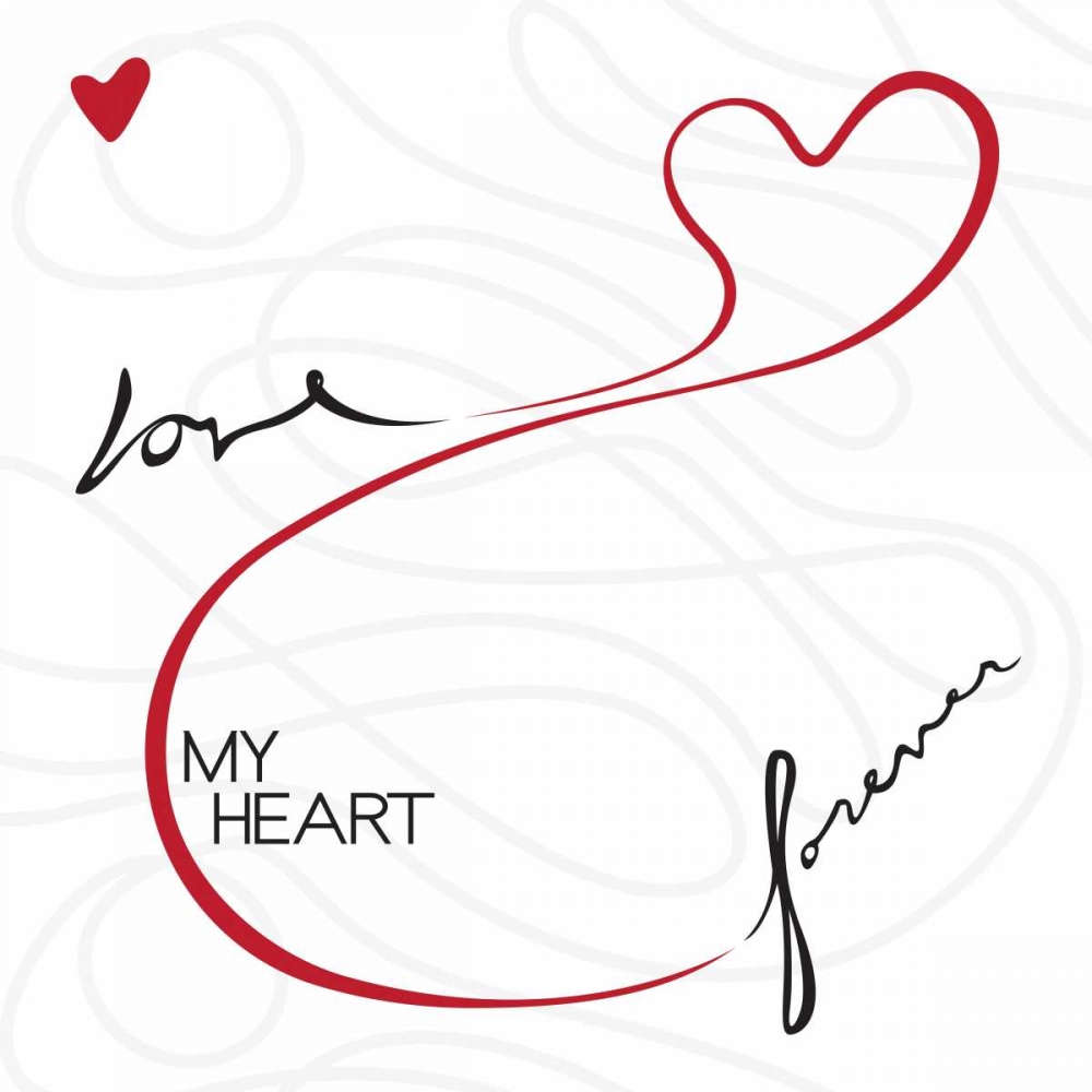 Wall art: Love Forever, by OnRei