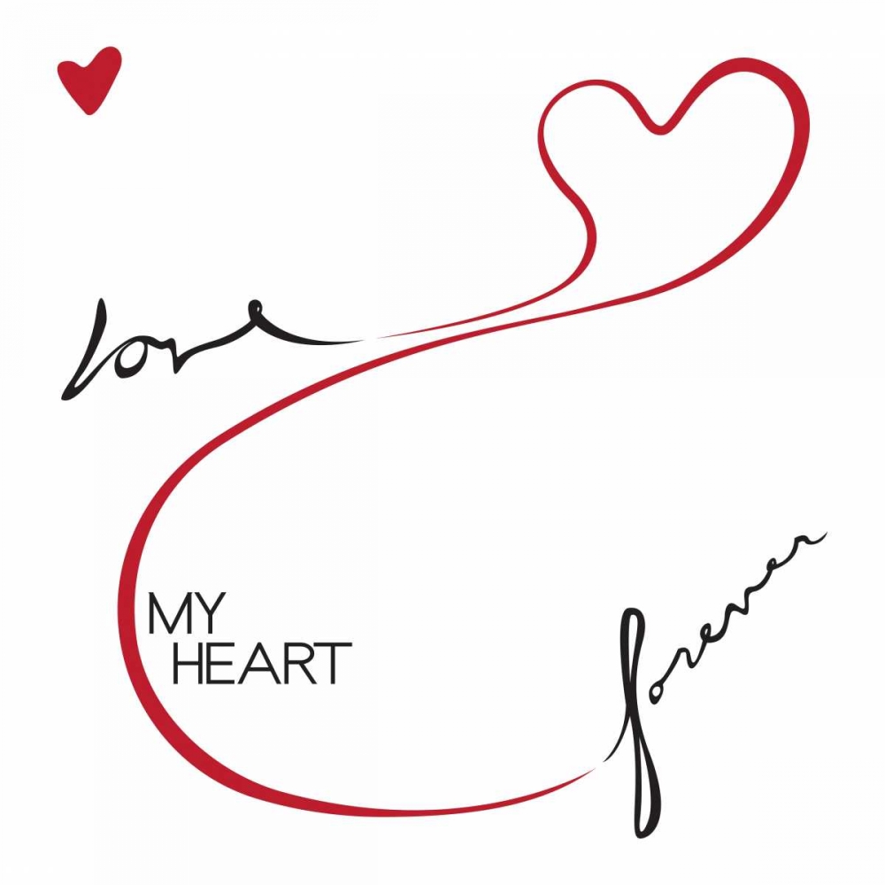 Wall art: Love Forever, by OnRei