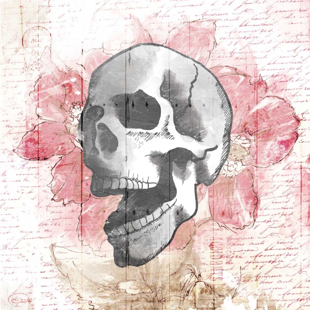 Wall Art Painting id:139026, Name: Floral Skull, Artist: OnRei