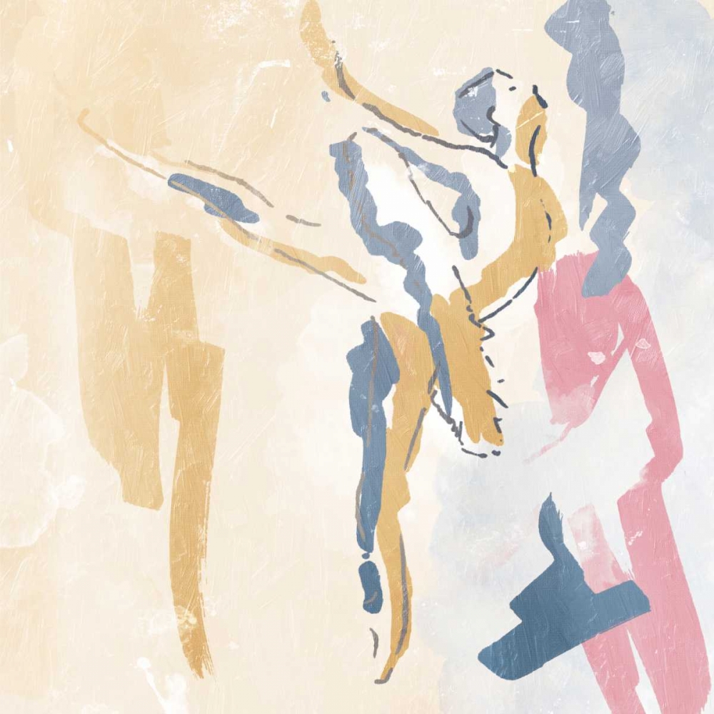 Wall Art Painting id:138528, Name: Sketched Ballerina 2, Artist: OnRei