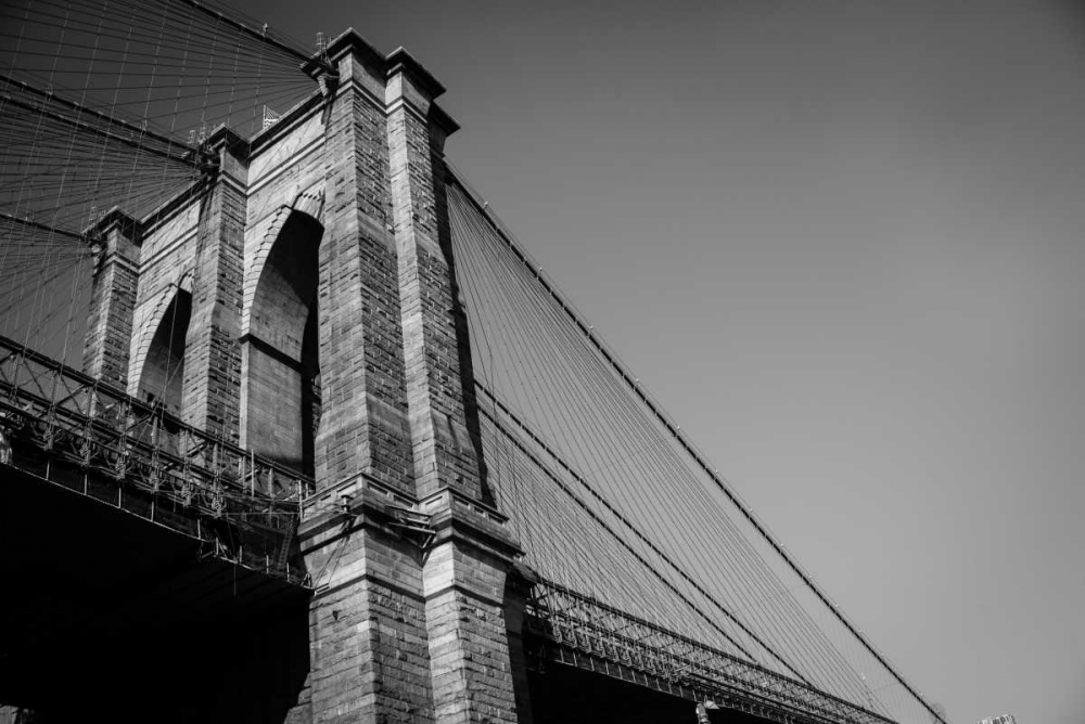 Art Print: Beneath Brooklyn Bridge 2