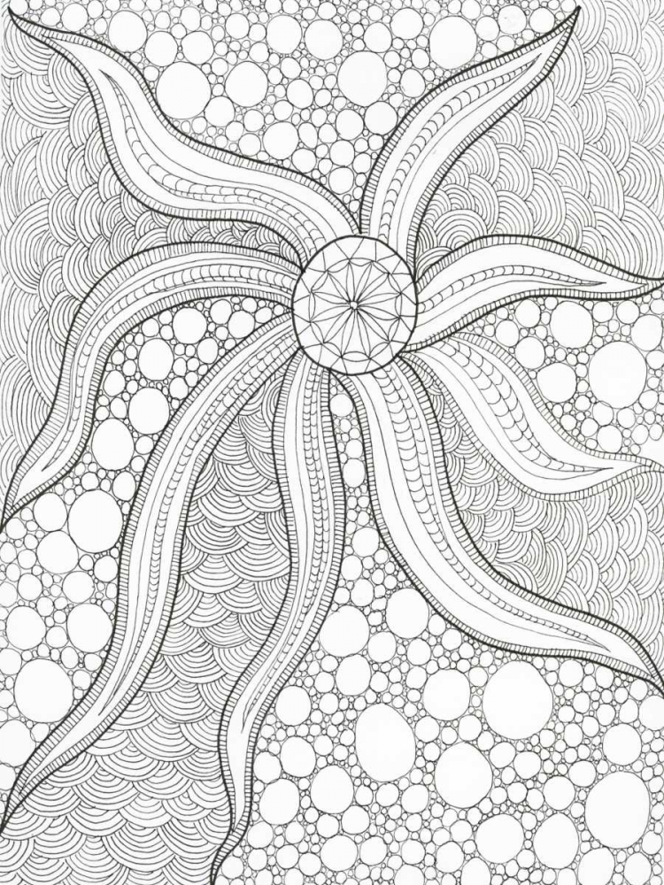Art Print: Coastal Starfish