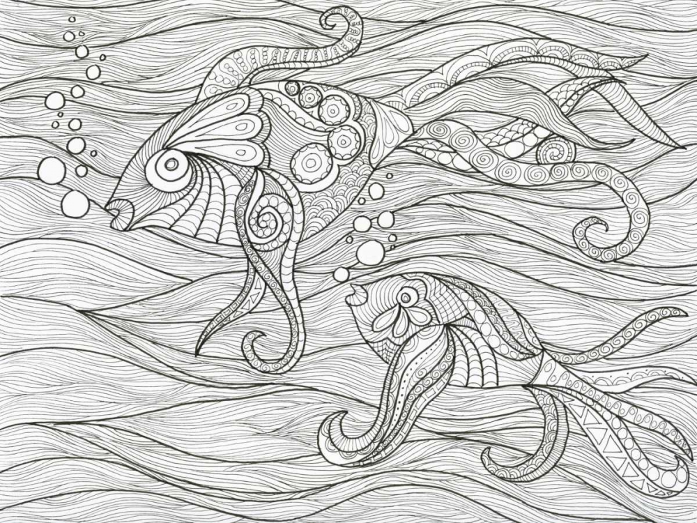 Art Print: Fish Conversation