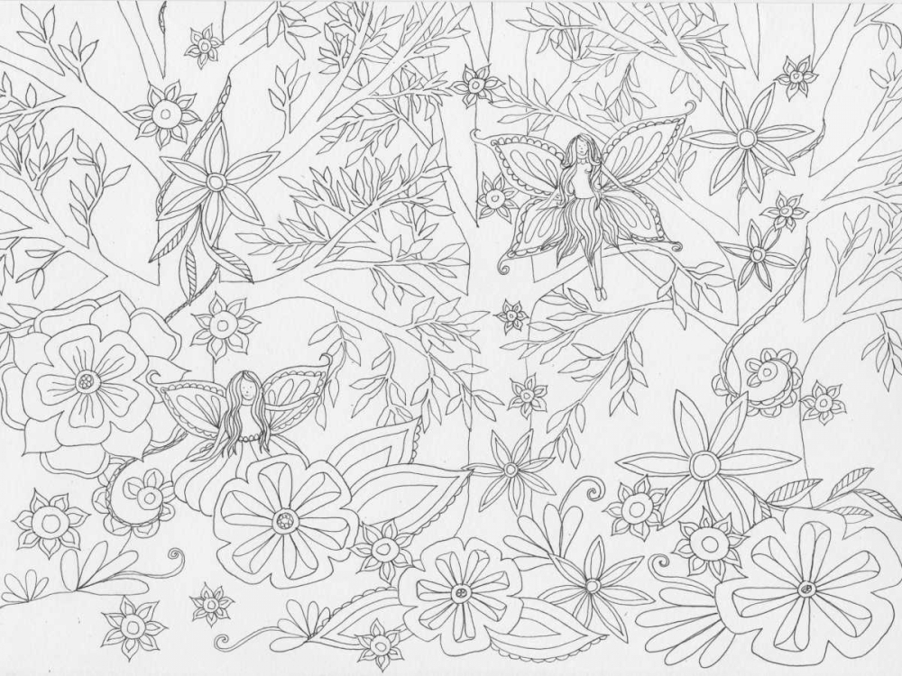 Wall Art Painting id:139071, Name: Fairy Floral, Artist: Varacek, Pam