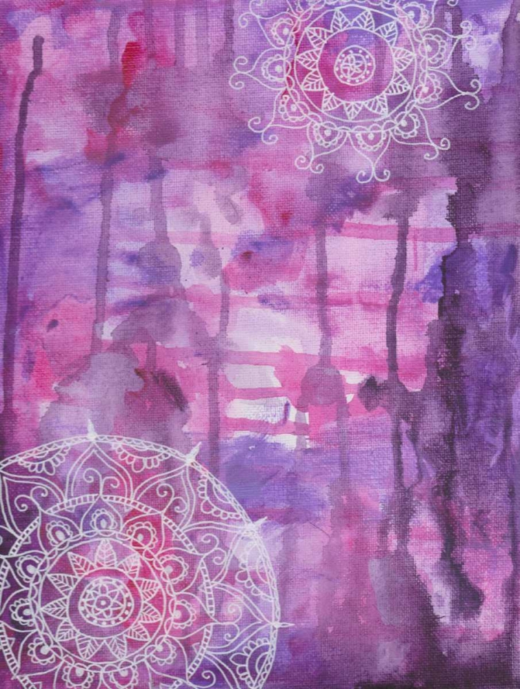 Wall Art Painting id:125952, Name: Purple Positive Vibes, Artist: Varacek, Pam