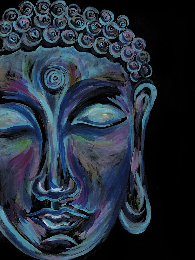 Wall art: Colorful Buddha, by Varacek, Pam
