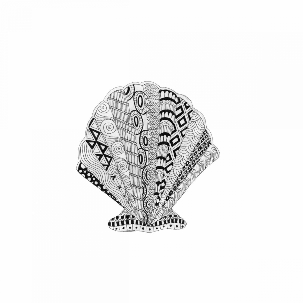 Art Print: Decorated Scallop