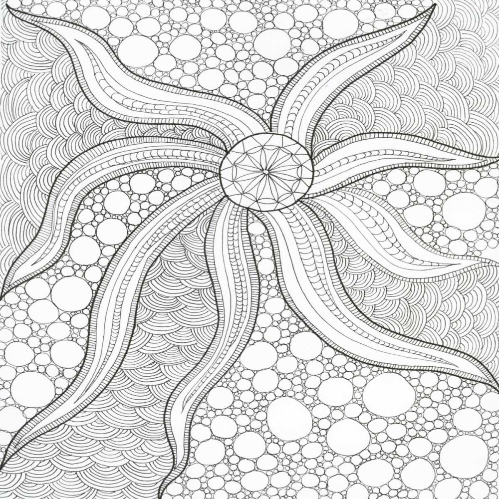Art Print: Coastal Starfish