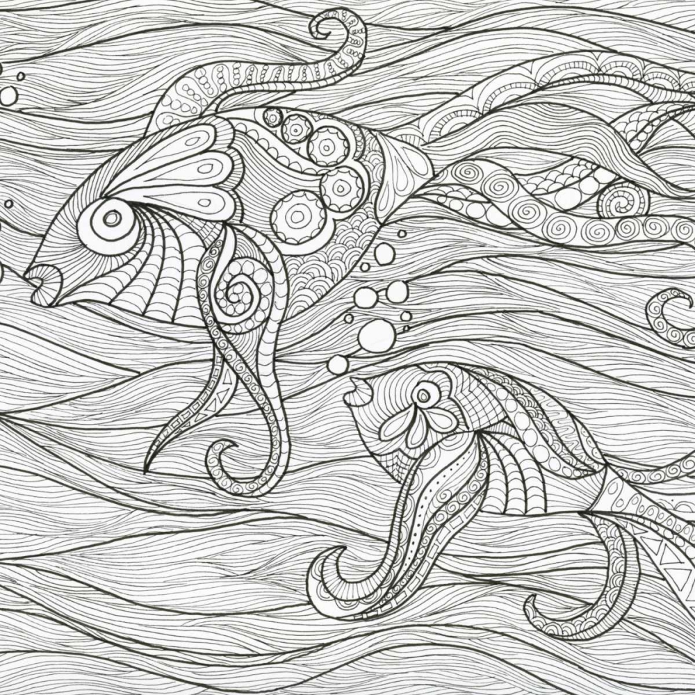 Art Print: Fish Conversation