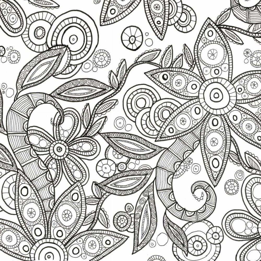 Wall Art Painting id:139100, Name: Jungle Flora 1 Less, Artist: Varacek, Pam