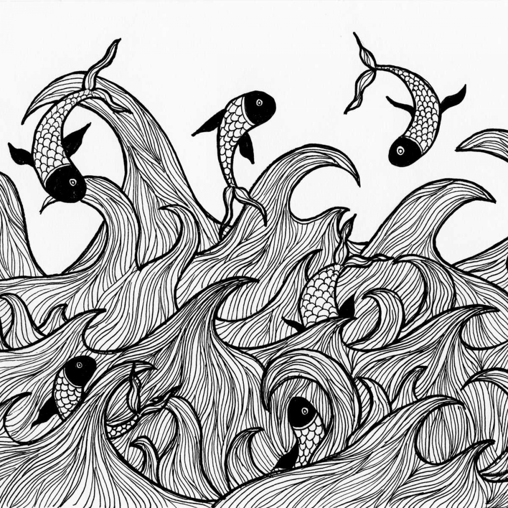 Art Print: Wild Waters