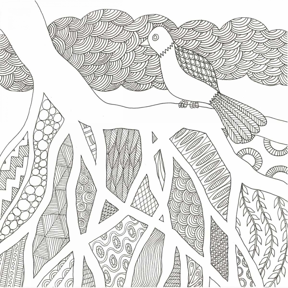 Art Print: Feathers In The Storm